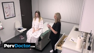 Sweet Babe Fucked By Horny Doctor And His Nurse Assistant