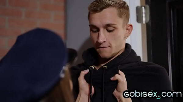 Nasty bisexuals enjoy fucking 19yo slut in threesome