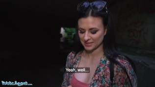 Public Agent Hot Student Fucked Under a Freeway