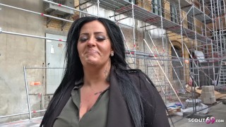 GERMAN SCOUT – HANGING BIG TITS TEEN ASHLEY WITH BIG ASS AT STREET CASTING