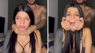 7 Days of Submissive Training! Day 6: I can’t breathe! Breath Control and Creampie in DogStyle!