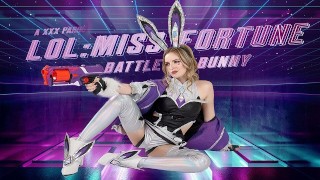 Could You Endure Lustful Petite Hottie Scarlett Sage As Miss Fortune Battle Bunny