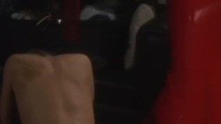 Lesbian mistress torments and dildo fucks submissive