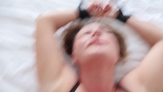 POV: Your MILF Neighbor Said She’s Into Bondage… Now She’s Tied Up&Begging For Your Anal Creampie