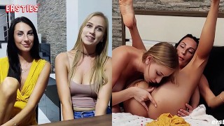Ersties – Sirena nimmt Alison G von hinten mit dem Strap-on